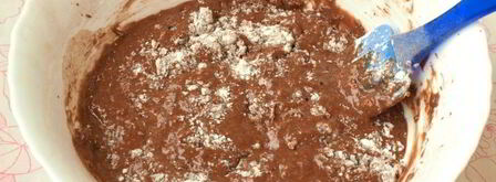 шоколадные пирожные с заливкой. Шаг 5