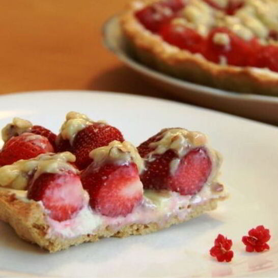 Рецепт клубничной пиццы