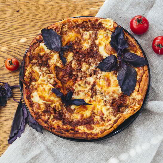 Рецепт пиццы болоньезе