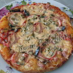 Пицца на кефире