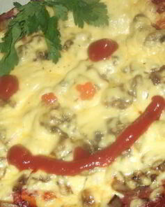 Пицца на слоеном тесте