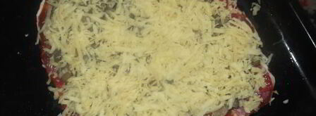 пицца на слоеном тесте. Шаг 9