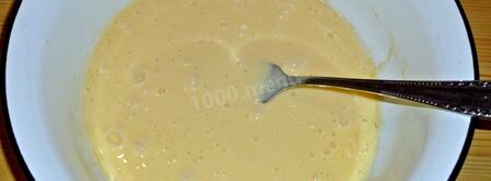 пицца на жидком тесте со свининой, помидорами и перцем. Шаг 4