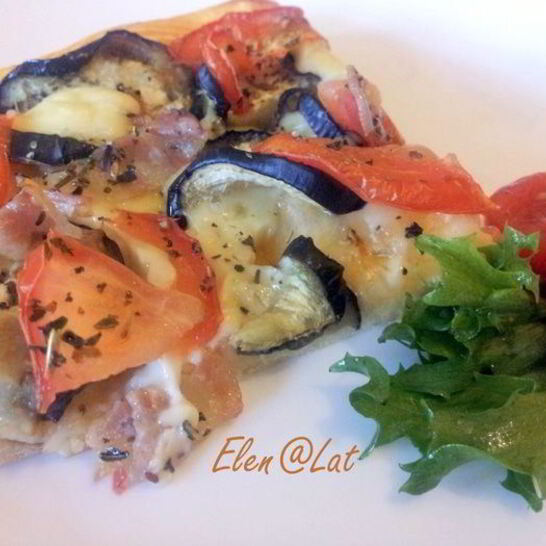 Рецепт пиццы с баклажанами