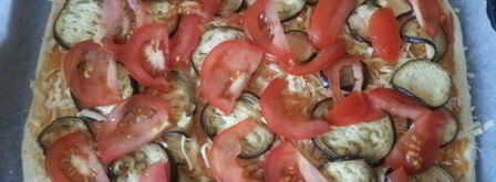 пицца с баклажанами. Шаг 5