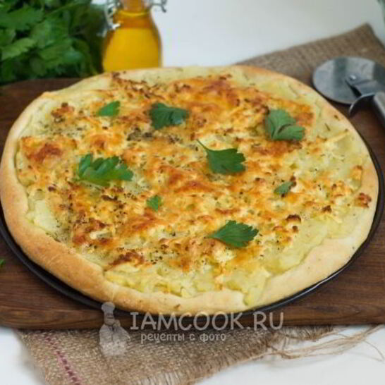 Рецепт пиццы с картофелем