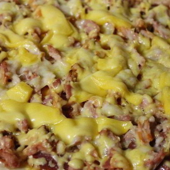 Рецепт пиццы с копченостями