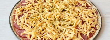 пицца с солеными огурцами. Шаг 10