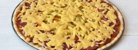 пицца с солеными огурцами. Шаг 11