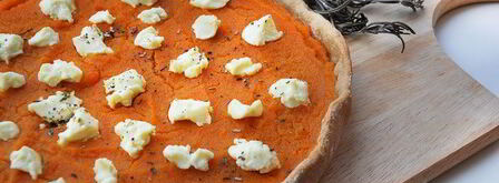 пицца с тыквой и козьим сыром. Шаг 4