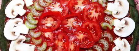 зеленая пп пицца. Шаг 4