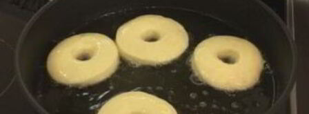 американские пончики, покрытые шоколадом. Шаг 8