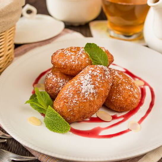Рецепт маминых творожных пончиков