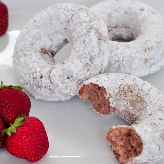 Рецепт пончиков с сахарной пудрой