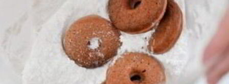 пончики с сахарной пудрой. Шаг 4