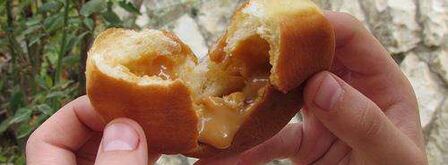 пончики суфганиет — традиционная еврейская выпечка на хануку. Шаг 14