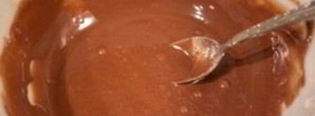 шоколадная глазурь для пончиков. Шаг 3