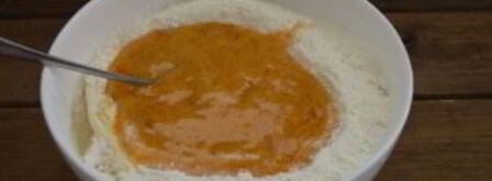 коврижка с вареньем на кефире. Шаг 5