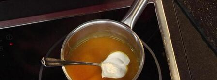 морской гребешок на прянике с мандариновым кремом. Шаг 5