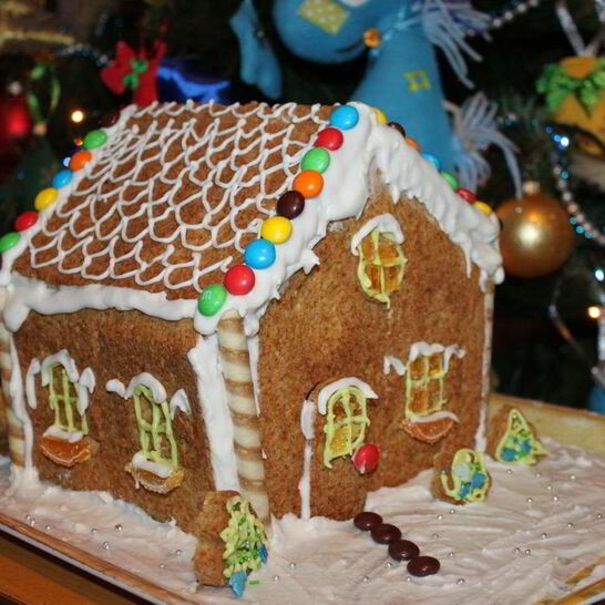 Рецепт рождественского пряничного ароматного домика