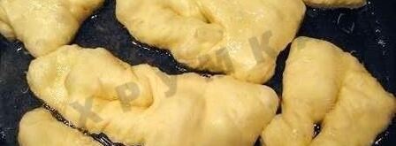 пышный хворост на кефире. Шаг 3