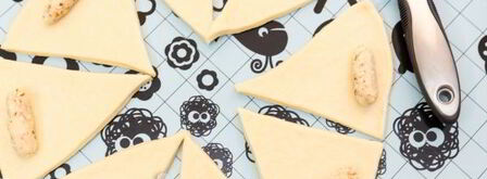 рулетики с марципаном и миндалем. Шаг 13