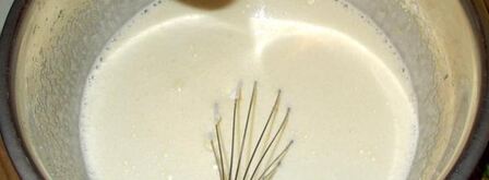 фисташковая шарлотка с персиками. Шаг 7