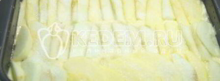 нежная шарлотка с яблоками в духовке. Шаг 11