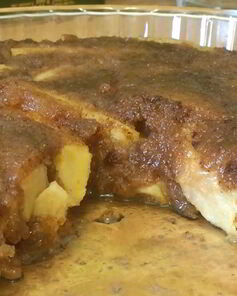 Шарлотка из ржаных сухарей