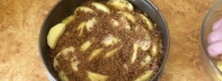 шарлотка из ржаных сухарей. Шаг 3