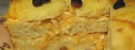 шарлотка из сухарей с яблоками. Шаг 14