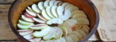 шарлотка классическая с яблоками. Шаг 9