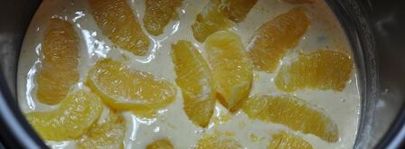 шарлотка с апельсинами. Шаг 4