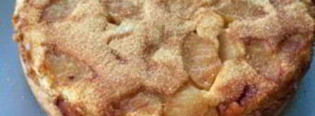 шарлотка с корицей и яблоками. Шаг 6