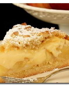 Шарлотка с медом и корицей