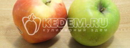 шарлотка с творогом и яблоками. Шаг 9