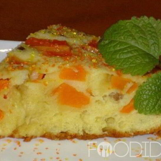 Рецепт шарлотки с тыквой