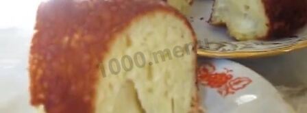 шарлотка творожная с творогом в духовке. Шаг 9