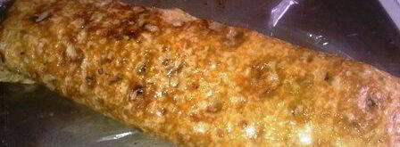 быстрый штрудель из лаваша с грушей. Шаг 11