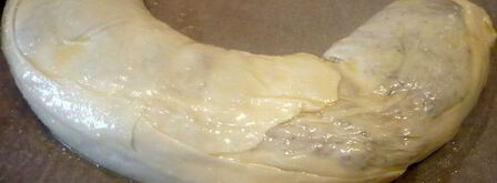 ореховый штрудель с миндальным соусом. Шаг 8