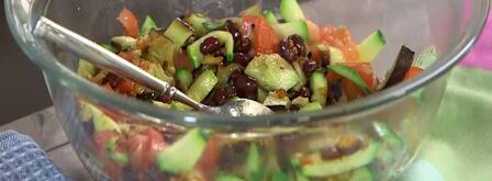 овощной штрудель с фасолью и паприкой. Шаг 11