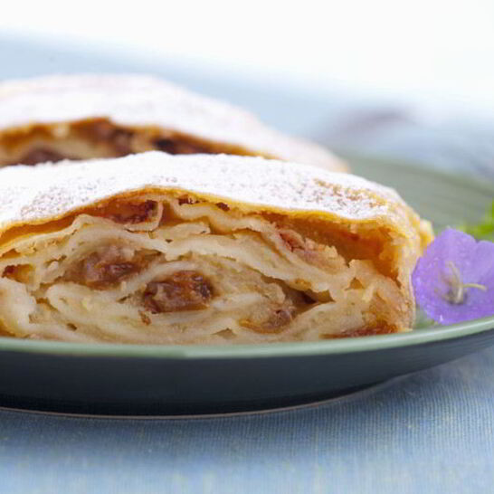 Рецепт постного штруделя