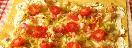 штрудель с крабовыми палочками. Шаг 11