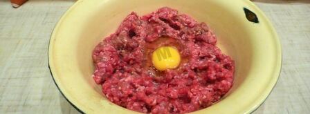 штрудель с мясом из слоеного теста. Шаг 5