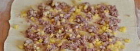 штрудель с мясом. Шаг 7