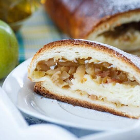 Рецепт штруделя с яблоками