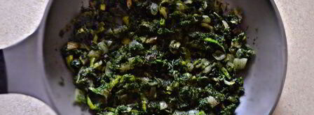 штрудель со свеклой, сыром и шпинатом. Шаг 5