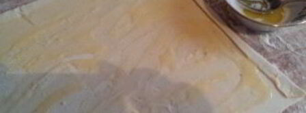 вишневый штрудель из слоеного теста. Шаг 5