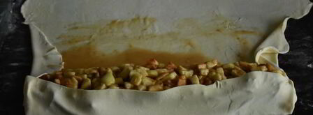 яблочно-грушевый штрудель. Шаг 3