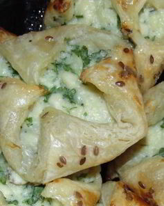 Слойки из слоеного дрожжевого теста